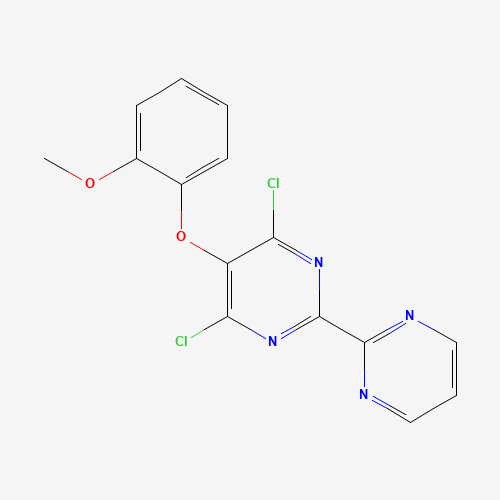 150728-13-5 4,6-Dichloro-5-(2-methoxyphenoxy)-2,2'-bipyrimidine chemical structure