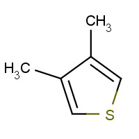 632-15-5 3,4-DIMETHYLTHIOPHENE chemical structure