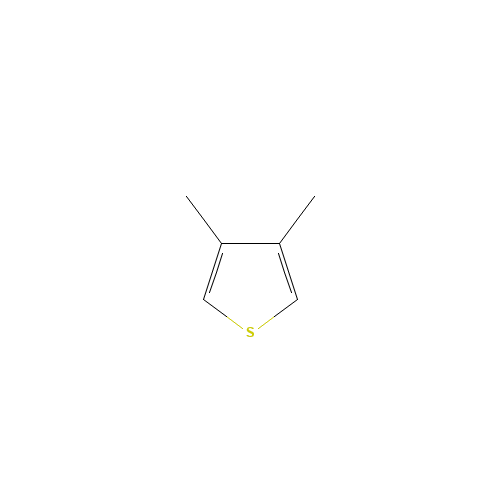 632-15-5 3,4-DIMETHYLTHIOPHENE chemical structure