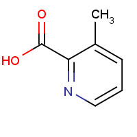 4021-07-2 3-Methylpyridine-2-carboxylic acid chemical structure