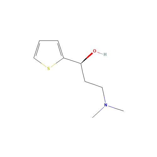 132335-44-5 (S)-(-)-N,N-Dimethyl-3-hydroxy-3-(2-thienyl)propanamine chemical structure