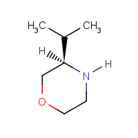 74572-01-3 (R)-3-ISOPROPYLMORPHOLINE, chemical structure