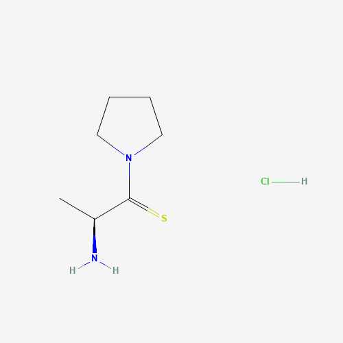 184360-52-9 (S)-2-Amino-1-(pyrrolidin-1-yl)propane-1-thione hydrochloride chemical structure