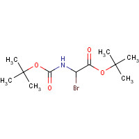 117833-60-0 a-Bromo-N-Boc-Gly-OtBu chemical structure