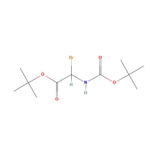 117833-60-0 a-Bromo-N-Boc-Gly-OtBu chemical structure
