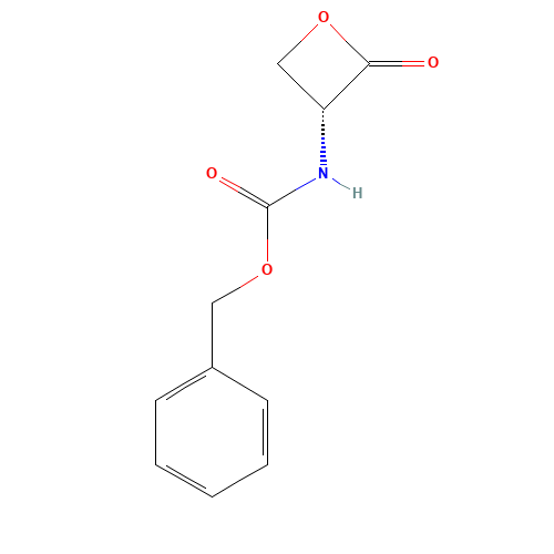 98632-91-8 (R)-benzyl 2-oxooxetan-3-ylcarbamate chemical structure