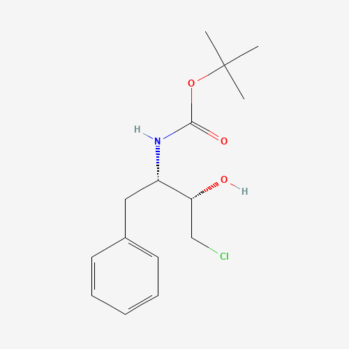 165727-45-7 (1S,2S)-(1-BENZYL-3-CHLORO-2-HYDROXY-PROPYL)-CARBAMIC ACID TERT-BUTYL ESTER chemical structure