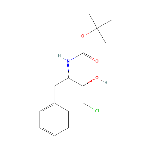 165727-45-7 (1S,2S)-(1-BENZYL-3-CHLORO-2-HYDROXY-PROPYL)-CARBAMIC ACID TERT-BUTYL ESTER chemical structure
