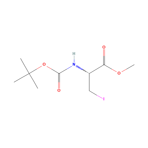 93267-04-0 BOC-BETA-IODO-ALA-OME chemical structure