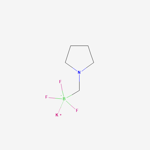888711-53-3 Potassium trifluoro[(pyrrolidin-1-yl)methyl]borate chemical structure