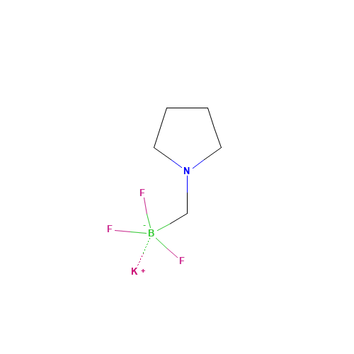 888711-53-3 Potassium trifluoro[(pyrrolidin-1-yl)methyl]borate chemical structure