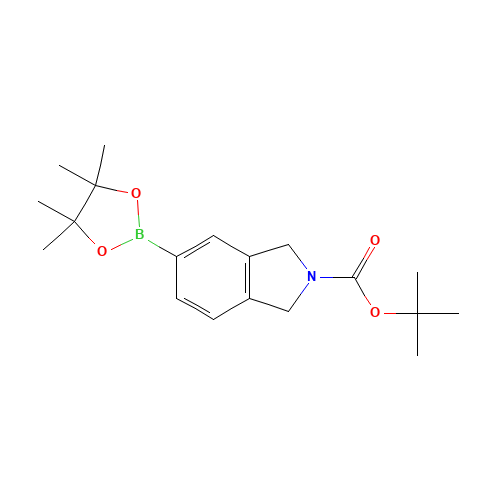 905273-91-8 tert-butyl 5-(4,4,5,5-tetramethyl-1,3,2-dioxaborolan-2-yl)isoindoline-2-carboxyl chemical structure