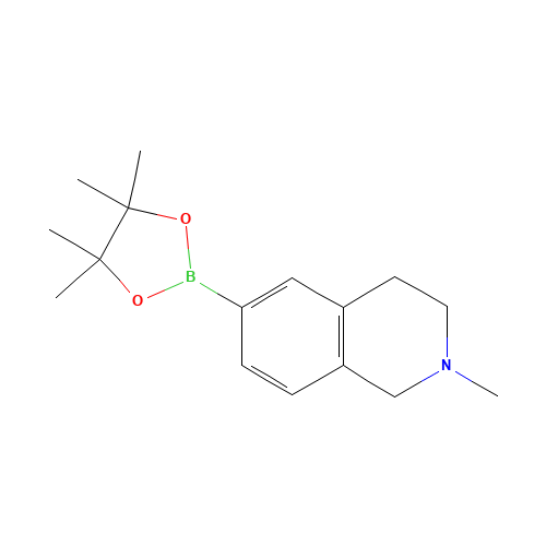 922718-57-8 1,2,3,4-TETRAHYDRO-2-METHYL-6-(4,4,5,5-TETRAMETHYL-1,3,2-DIOXABOROLAN-2-YL)-ISOQUINOLINE chemical structure