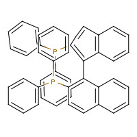 76189-56-5 (S)-(-)-2,2'-Bis(diphenylphosphino)-1,1'-binaphthyl chemical structure