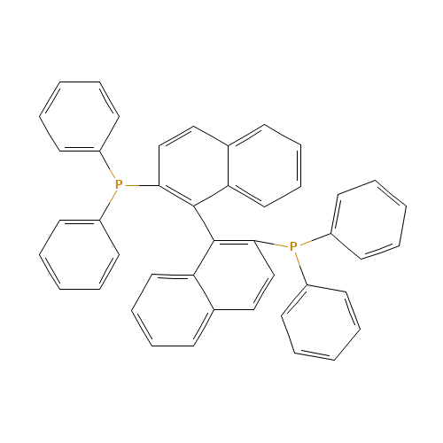 76189-55-4 (R)-(+)-2,2'-Bis(diphenylphosphino)-1,1'-binaphthyl chemical structure