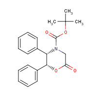 112741-49-8 tert-Butyl (2R,3S)-(-)-6-oxo-2,3-diphenyl-4-morpholinecarboxylate chemical structure