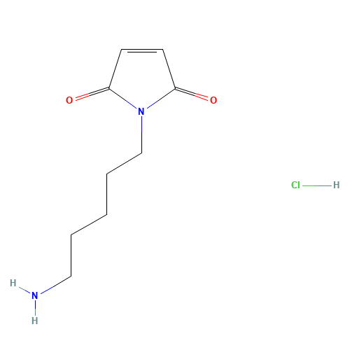 510709-83-8 N-(5-Aminopentyl)maleimide hydrochloride salt chemical structure