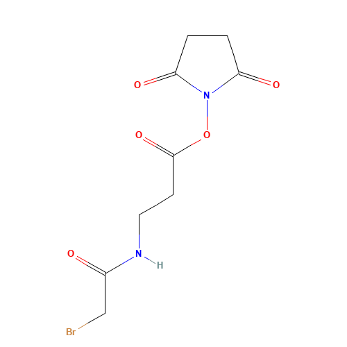 57159-62-3 N-SUCCINIMIDYL 3-(BROMOACETAMIDO)PROPIONATE chemical structure