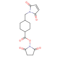 64987-85-5 N-Succinimidyl 4-(N-maleimidomethyl)cyclohexane-1-carboxylate chemical structure