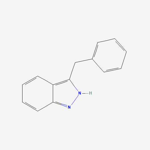 4498-74-2 3-(PHENYLMETHYL)-1H-INDAZOLE chemical structure