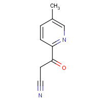 868395-55-5 3-(5-METHYLPYRIDIN-2-YL)-3-OXOPROPANENITRILE chemical structure