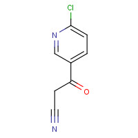 314267-78-2 3-(6-CHLOROPYRIDIN-3-YL)-3-OXOPROPANENITRILE chemical structure