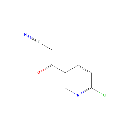 314267-78-2 3-(6-CHLOROPYRIDIN-3-YL)-3-OXOPROPANENITRILE chemical structure