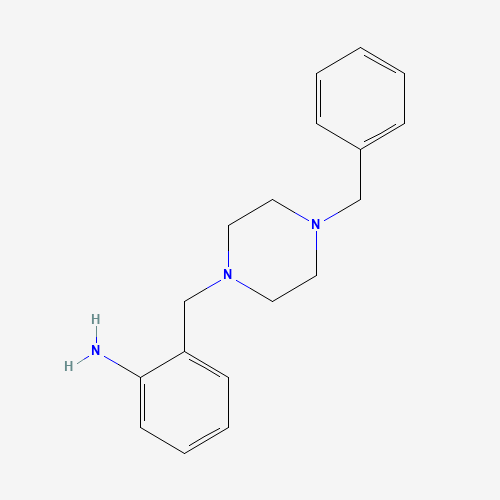 60261-53-2 2-(4-Benzyl-piperazin-1-yl-methyl)aniline chemical structure