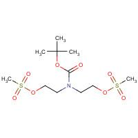 401518-11-4 N-Boc-N,N-Bis{2-[(methanesulfonyl)oxy]ethyl}amine chemical structure