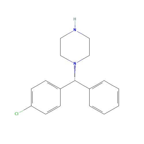 300543-56-0 (-)-1-[(4-CHLOROPHENYL)PHENYLMETHYL]PIPERAZINE chemical structure
