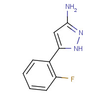 502132-86-7 3-Amino-5-(2-fluorophenyl)-1H-pyrazole chemical structure