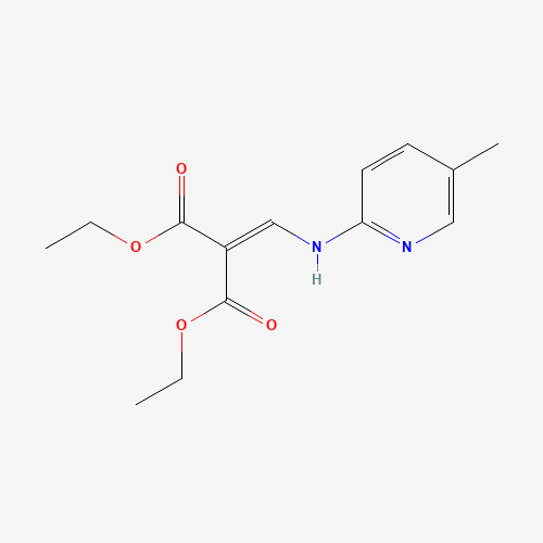 19056-89-4 ((5-METHYL-2-PYRIDINYLAMINO)METHYLENE)MALONIC ACID DIETHYL ESTER chemical structure