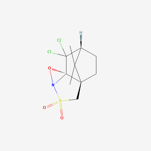 139628-16-3 (-)-(8,8-DICHLOROCAMPHORYLSULFONYL)OXAZIRIDINE chemical structure