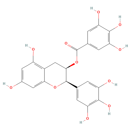989-51-5 (-)-Epigallocatechin gallate chemical structure