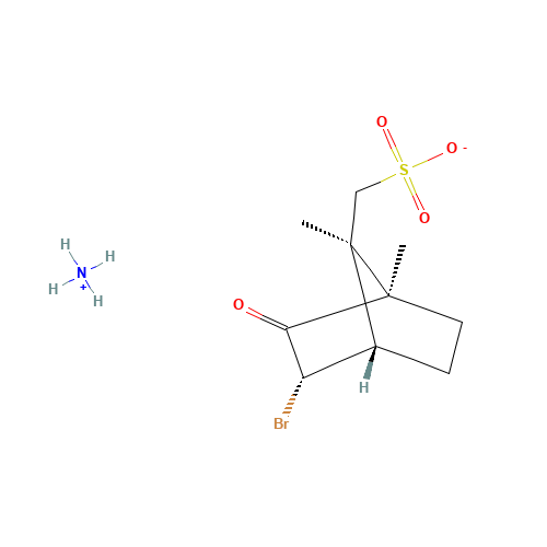 14575-84-9 D-3-Bromocamphor-8-sulfonic acid ammonium salt chemical structure