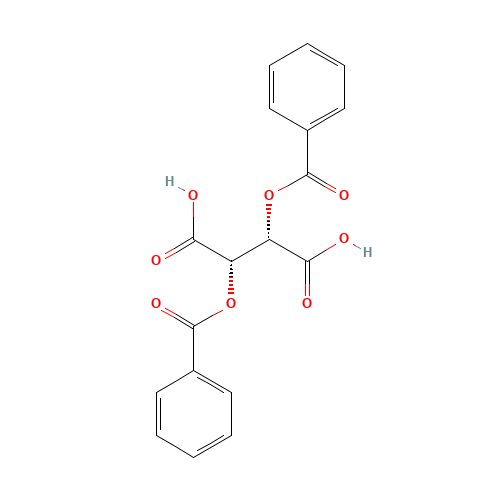 17026-42-5 (+)-Dibenzoyl-D-tartaric acid chemical structure