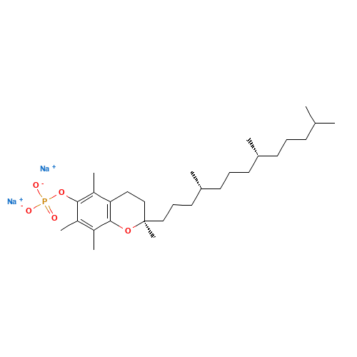60934-46-5 (+/-)-ALPHA-TOCOPHEROL PHOSPHATE DISODIUM SALT chemical structure