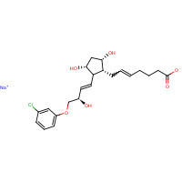 55028-72-3 Cloprostenol sodium chemical structure