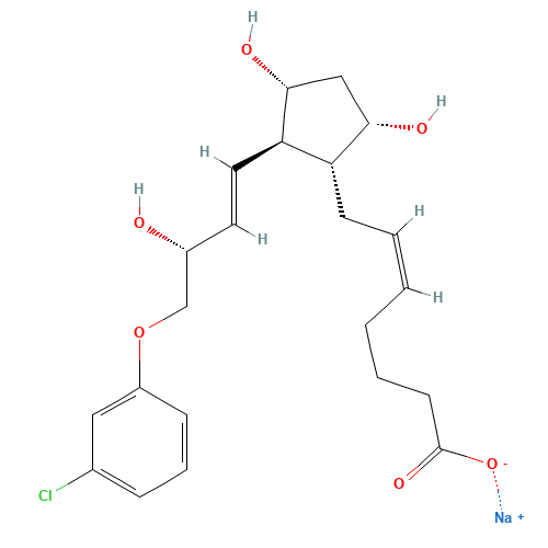 55028-72-3 Cloprostenol sodium chemical structure