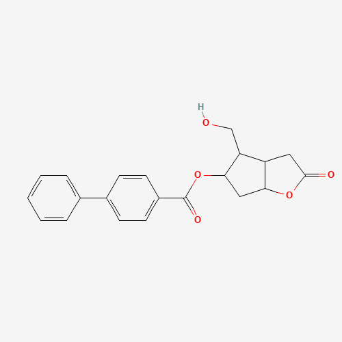54382-73-9 (+/-)-COREY LACTONE,5-(4-PHENYLBENZOATE) chemical structure