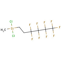 38436-16-7 (1H,1H,2H,2H-PERFLUORO-N-HEXYL)METHYLDICHLORO-SILANE chemical structure