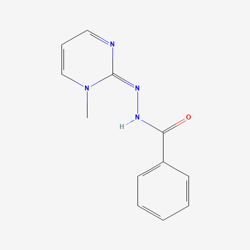 91560-09-7 (1-Methyl-2(1H)-pyrimidinylidene)hydrazide benzoic acid chemical structure
