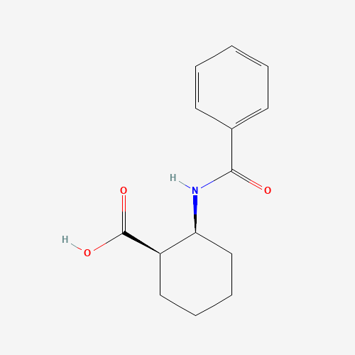 26693-55-0 (-)-CIS-2-BENZAMIDOCYCLOHEXANECARBOXYLIC ACID chemical structure