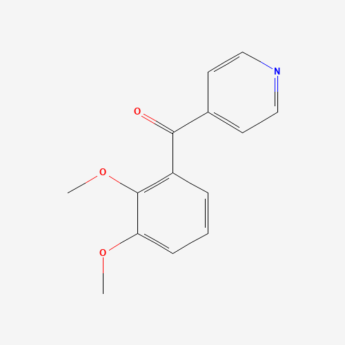 243640-28-0 (2,3-Dimethoxyphenyl)-4-pyridinyl-methanone chemical structure