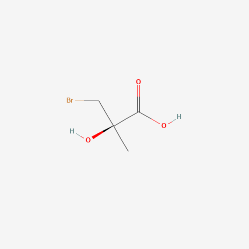 261904-39-6 (2R)-3-Bromo-2-hydroxy-2-methylpropanoic acid chemical structure