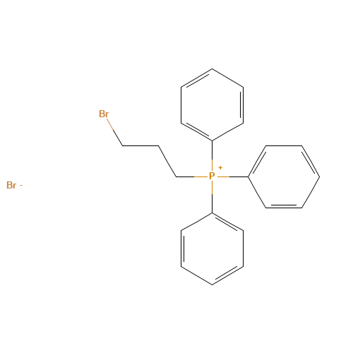 3607-17-8 (3-BROMOPROPYL)TRIPHENYLPHOSPHONIUM BROMIDE chemical structure