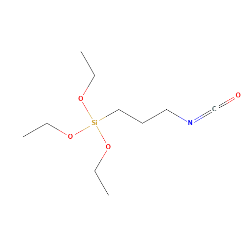24801-88-5 3-Isocyanatopropyltriethoxysilane chemical structure