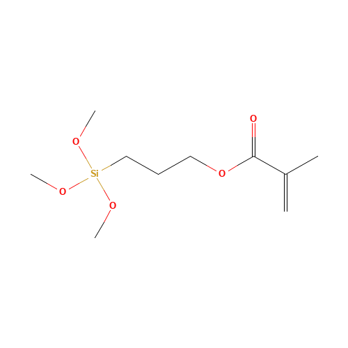 2530-85-0 3-Methacryloxypropyltrimethoxysilane chemical structure