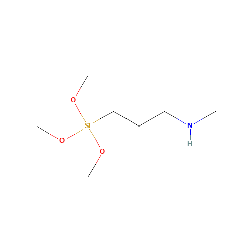 3069-25-8 N-Methylaminopropyltrimethoxysilane chemical structure