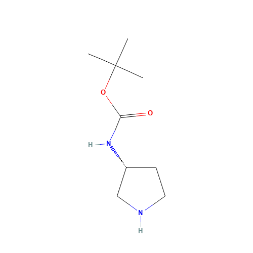 122536-77-0 (R)-3-(Boc-amino)pyrrolidine chemical structure